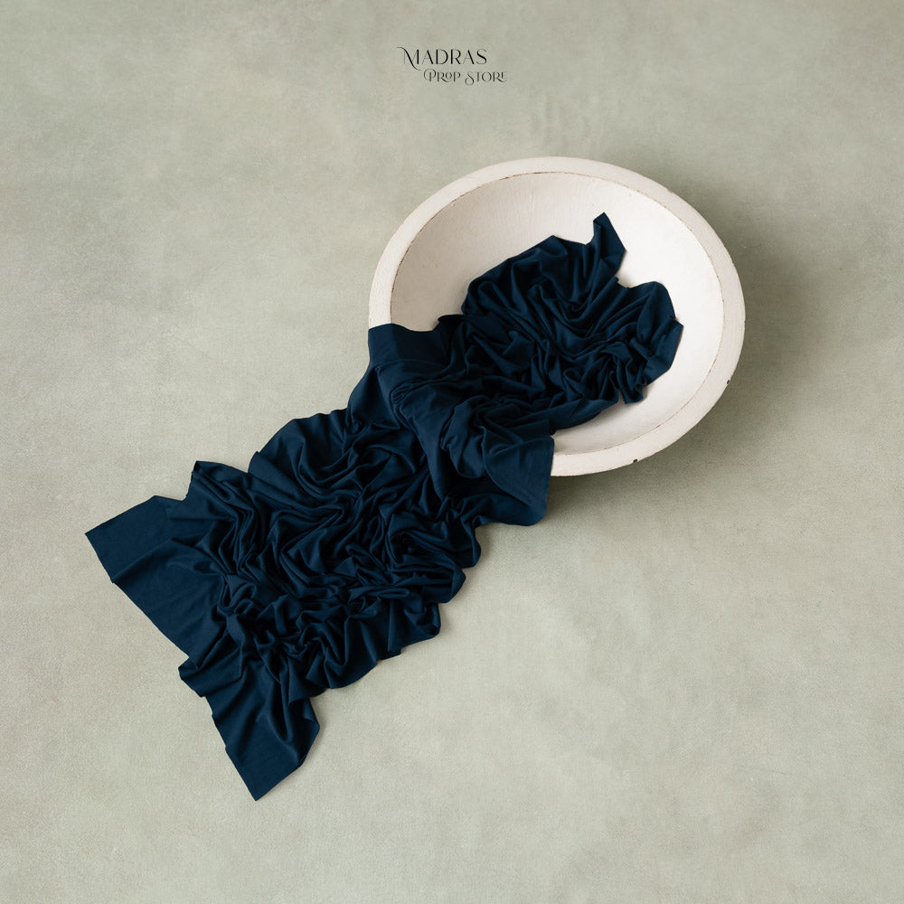 Jersey Wrap | 160*49 in cm | Peacock Blue : Baby Props