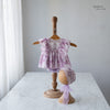 2pc Kumoto Pink Gown With Cap| Newborn | KM144