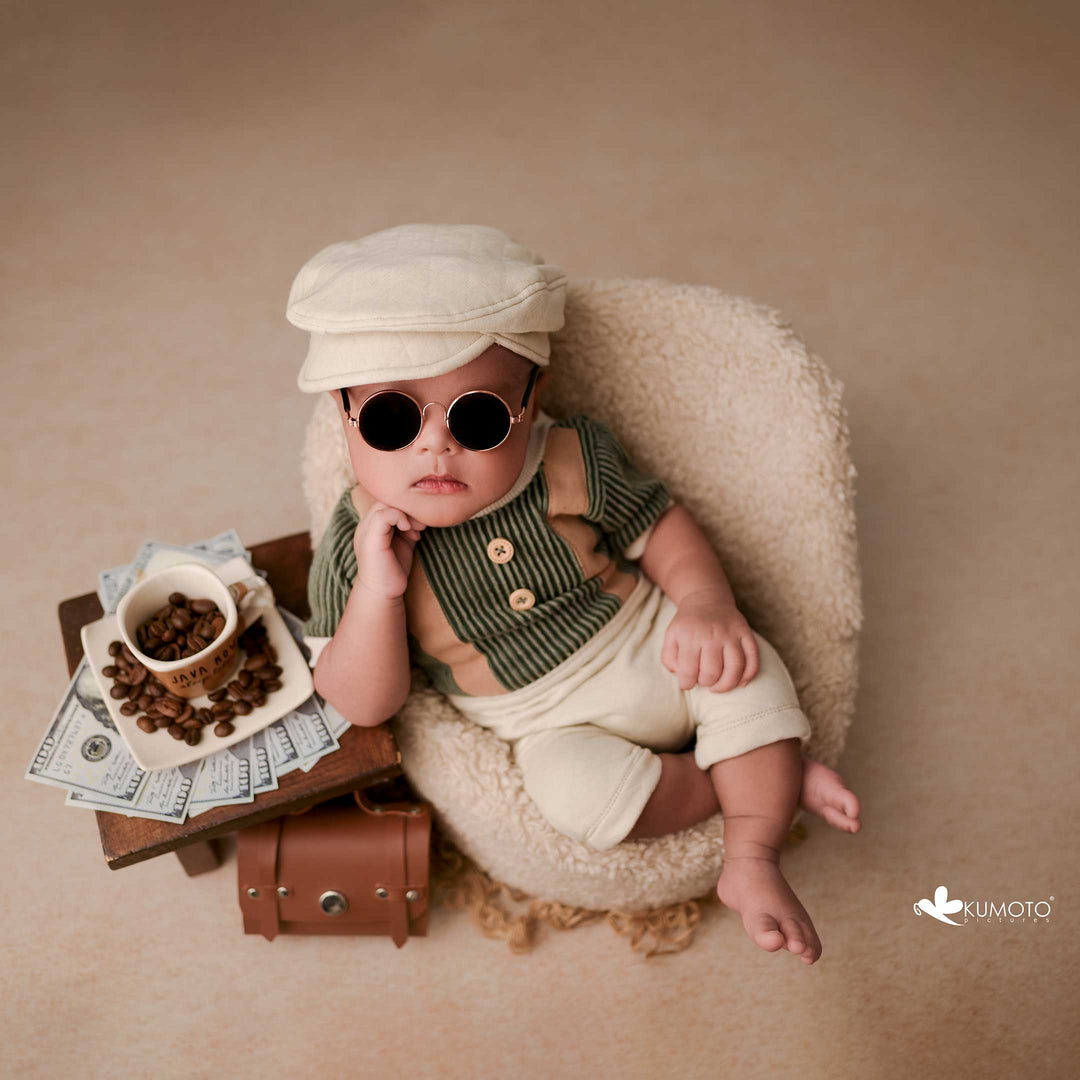 Kumoto Romper With Cap | Newborn | KM003 : Baby Props