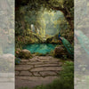 Kanha's Garden - Printed Backdrop - Fabric - 10 by 12 Feet