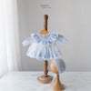 Kumoto Light Blue Full Sleeve Romper With Bonnet | Newborn | KM052