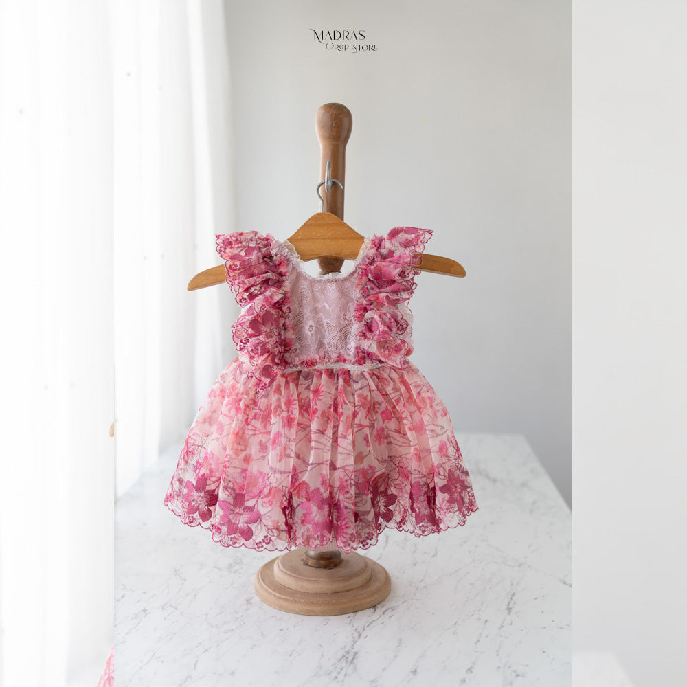 Kumoto Pink Sleeveless Romper | 1 Year | KM062 : Baby Props