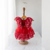 Kumoto Red Sleeveless Romper | 1 Year | KM061