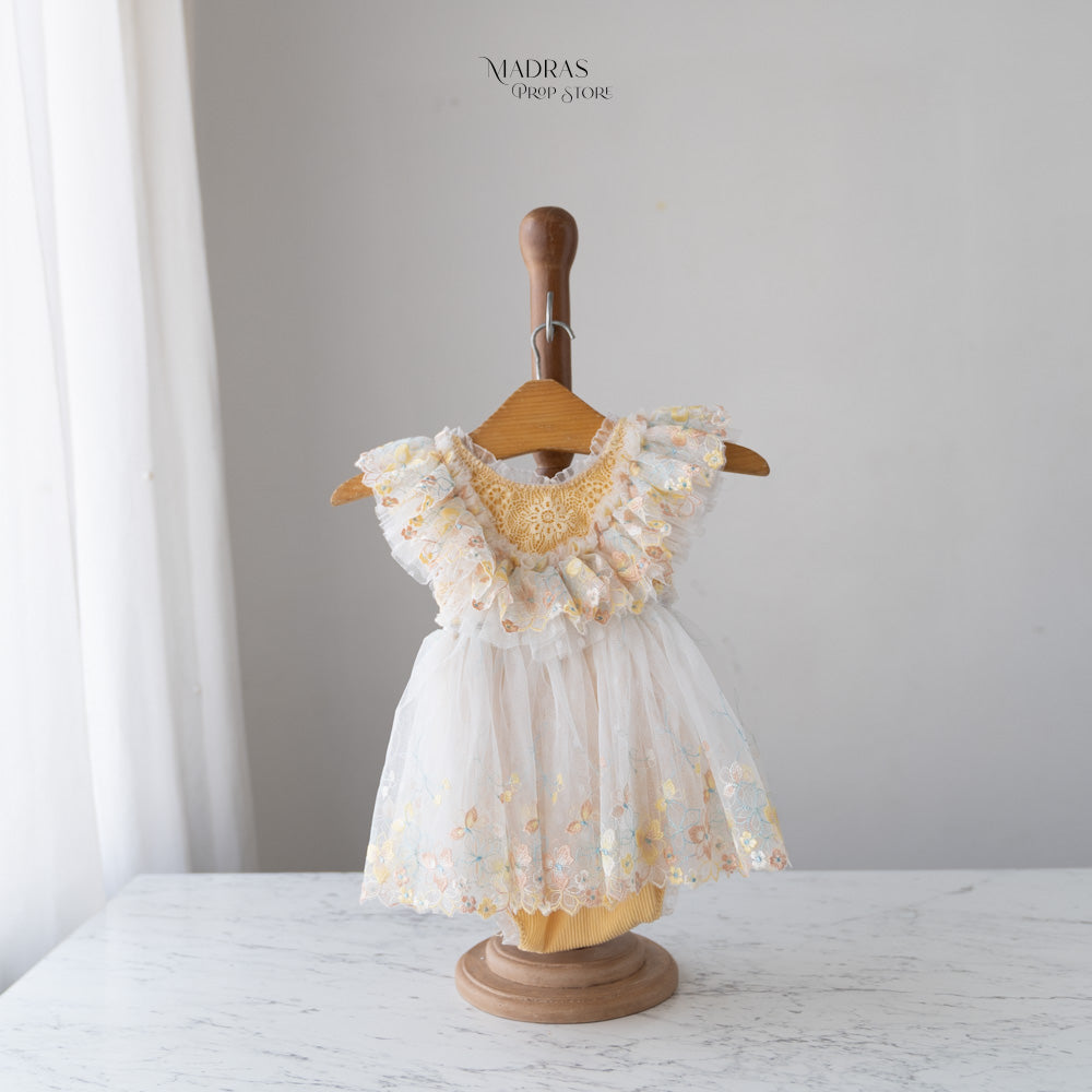 Kumoto Yellow Gown | 1 Year | KM076 : Baby Props