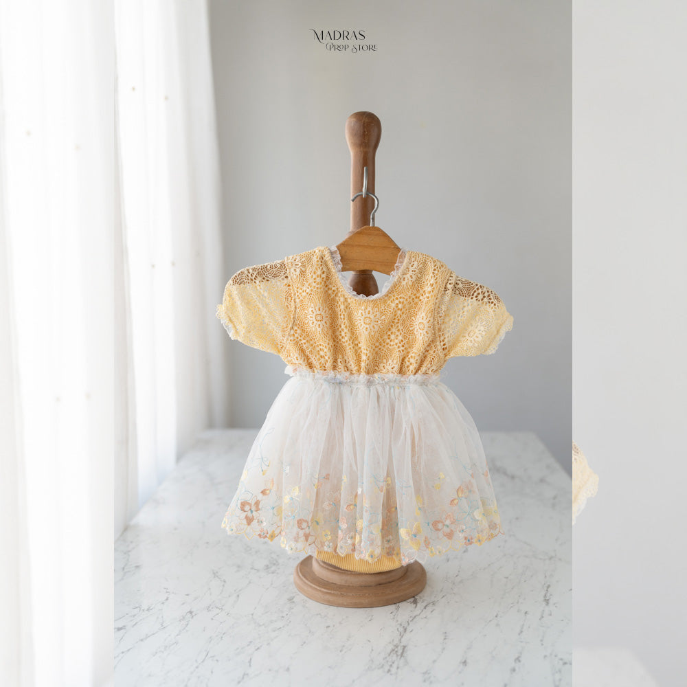 Kumoto Yellow Romper| 1 Year | KM059 : Baby Props