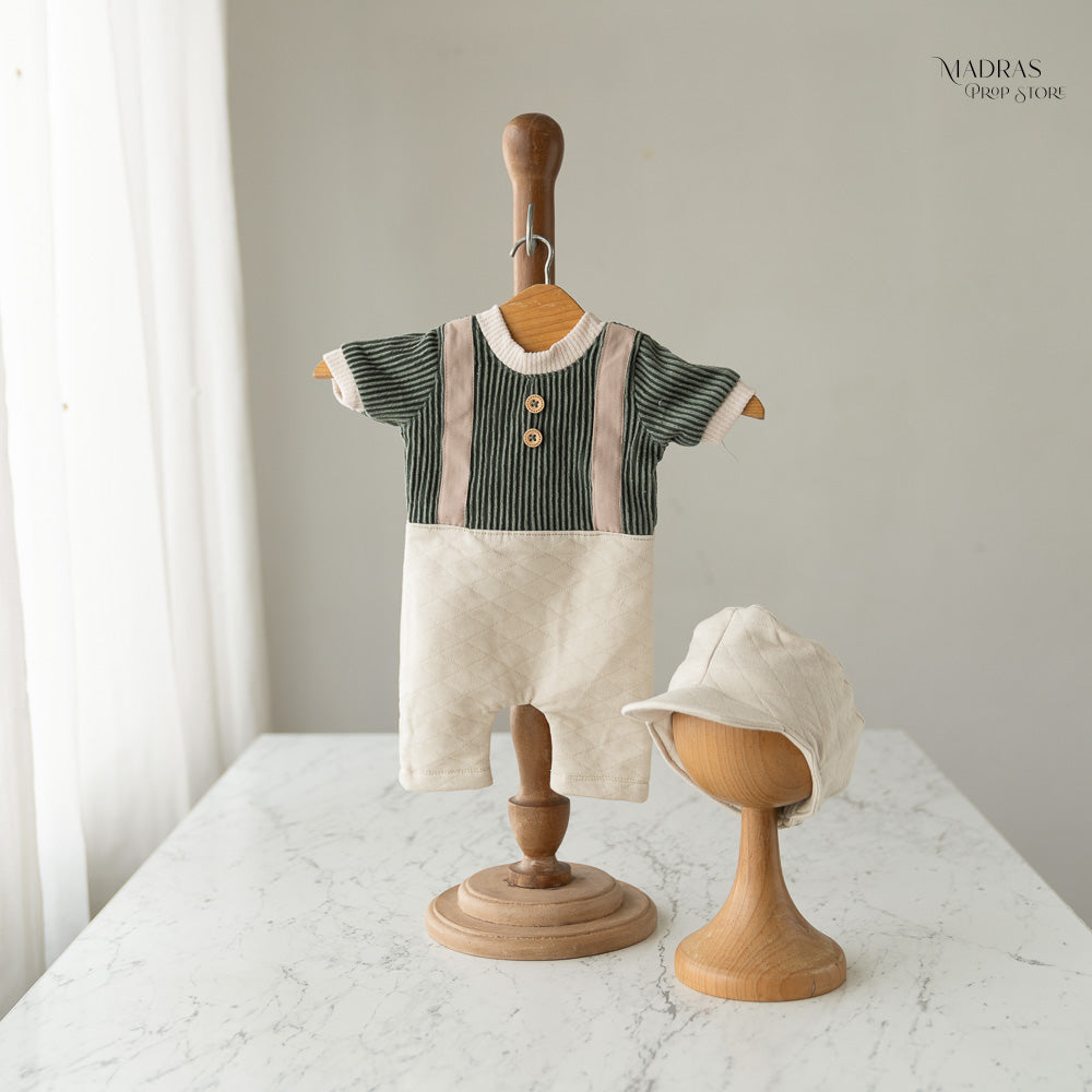 Kumoto Romper With Cap | Newborn | KM003 : Baby Props