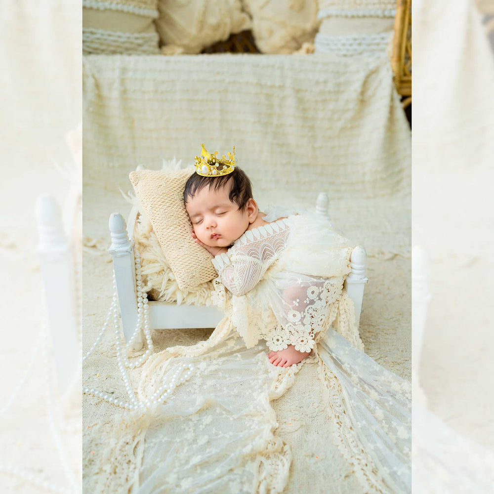 Kumoto Vintage Romper With Bonnet | Newborn | KM011 : Baby Outfits