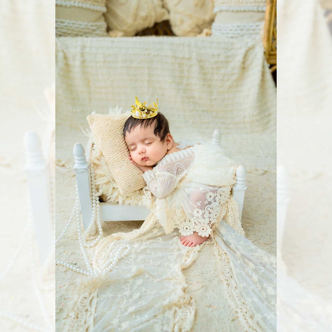 Kumoto Vintage Romper With Bonnet | Newborn | KM011 : Baby Outfits