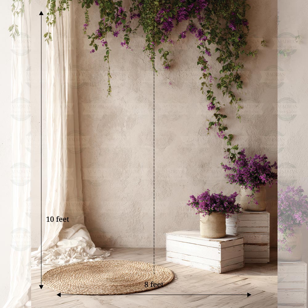 Lavender Bloom Wall : Maternity Backdrops