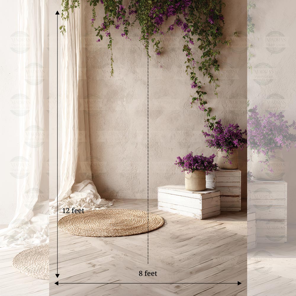 Lavender Bloom Wall : Maternity Backdrops