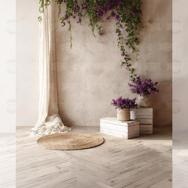 Lavender Bloom Wall : Maternity Backdrops