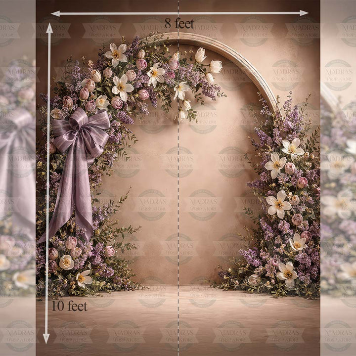 Lavender Blossom Arch : Maternity Backdrops