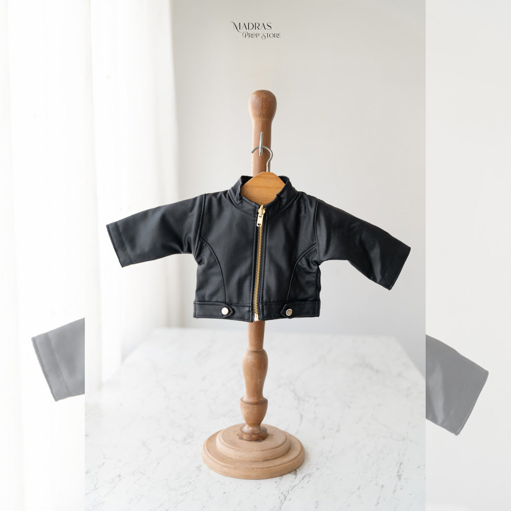 Leather Jacket For Newborn Less Than 4 Kg : Baby Props