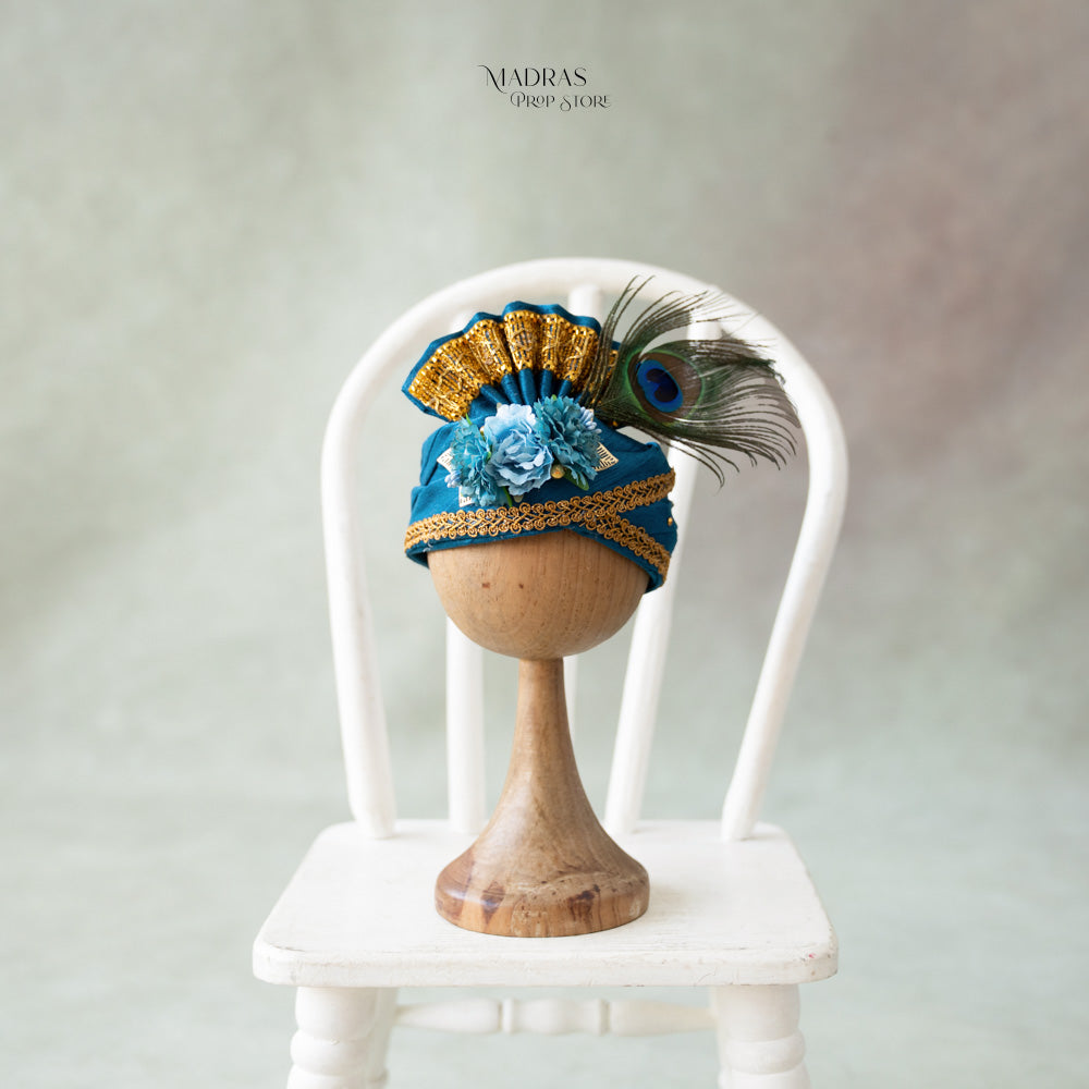 Little Krishna Headgear - Blue : Baby Props