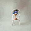 Little Krishna Headgear - White With Blue