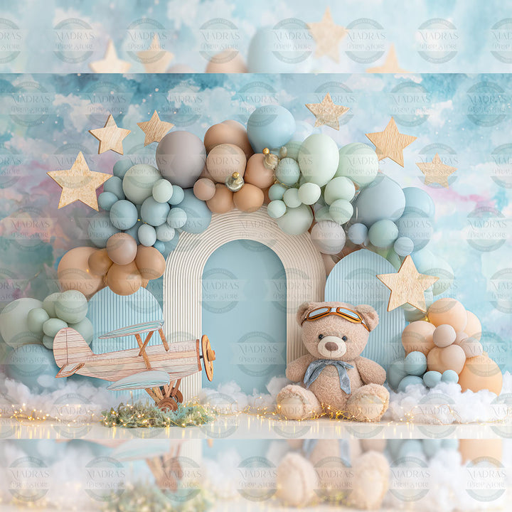 Little Pilot Dreams : Baby Backdrop