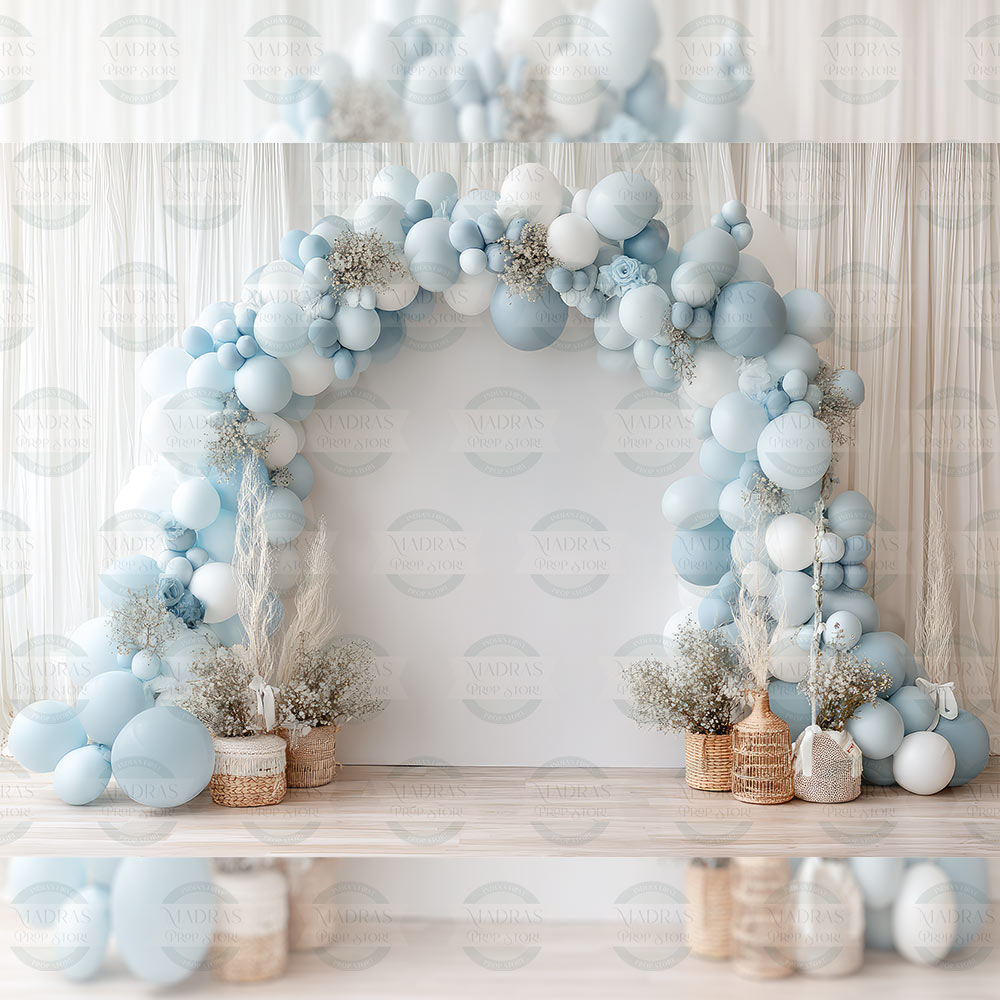 Little Prince Balloon Arch : Baby Backdrop