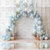 Little Prince Balloon Arch - Printed Backdrop - Fabric - 5 by 7 feet