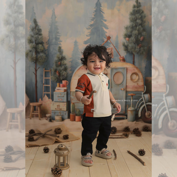 Little Explorer Camp : Baby Backdrops