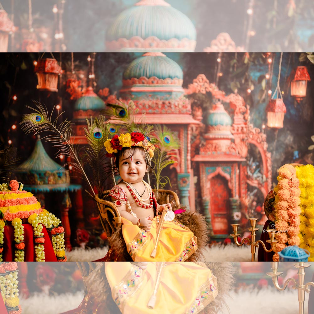 Little Krishna’s World : Baby Printed Backdrops