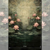 Lotus Pond - 8 by 12 feet - Backdrop - BLR-0043