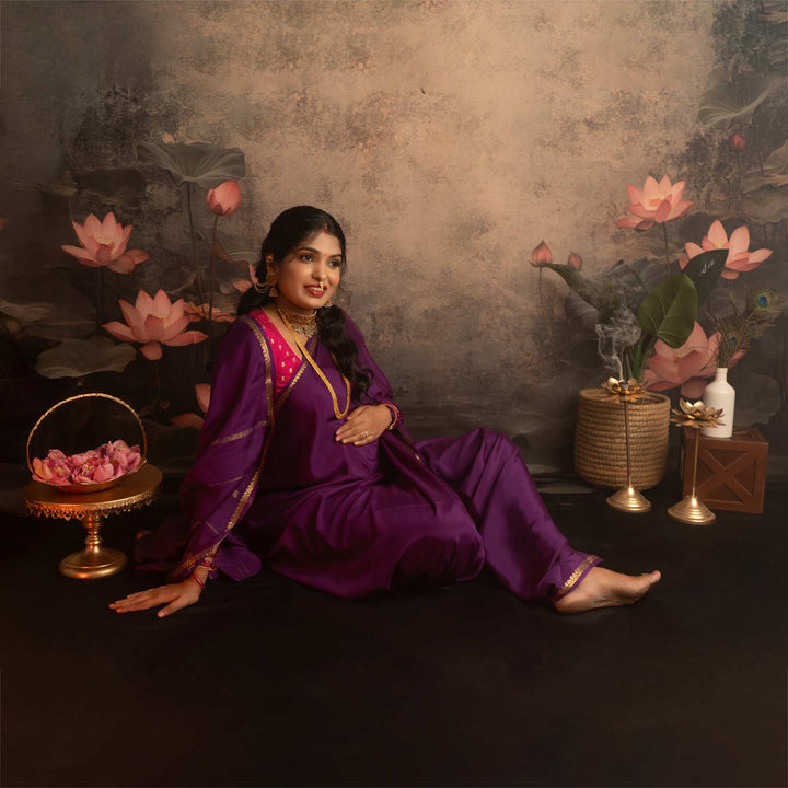Lotus Pond :  Maternity Backdrops