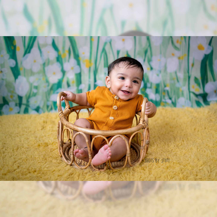 Wicker Farmers Basket / Bethlehem : Baby Props