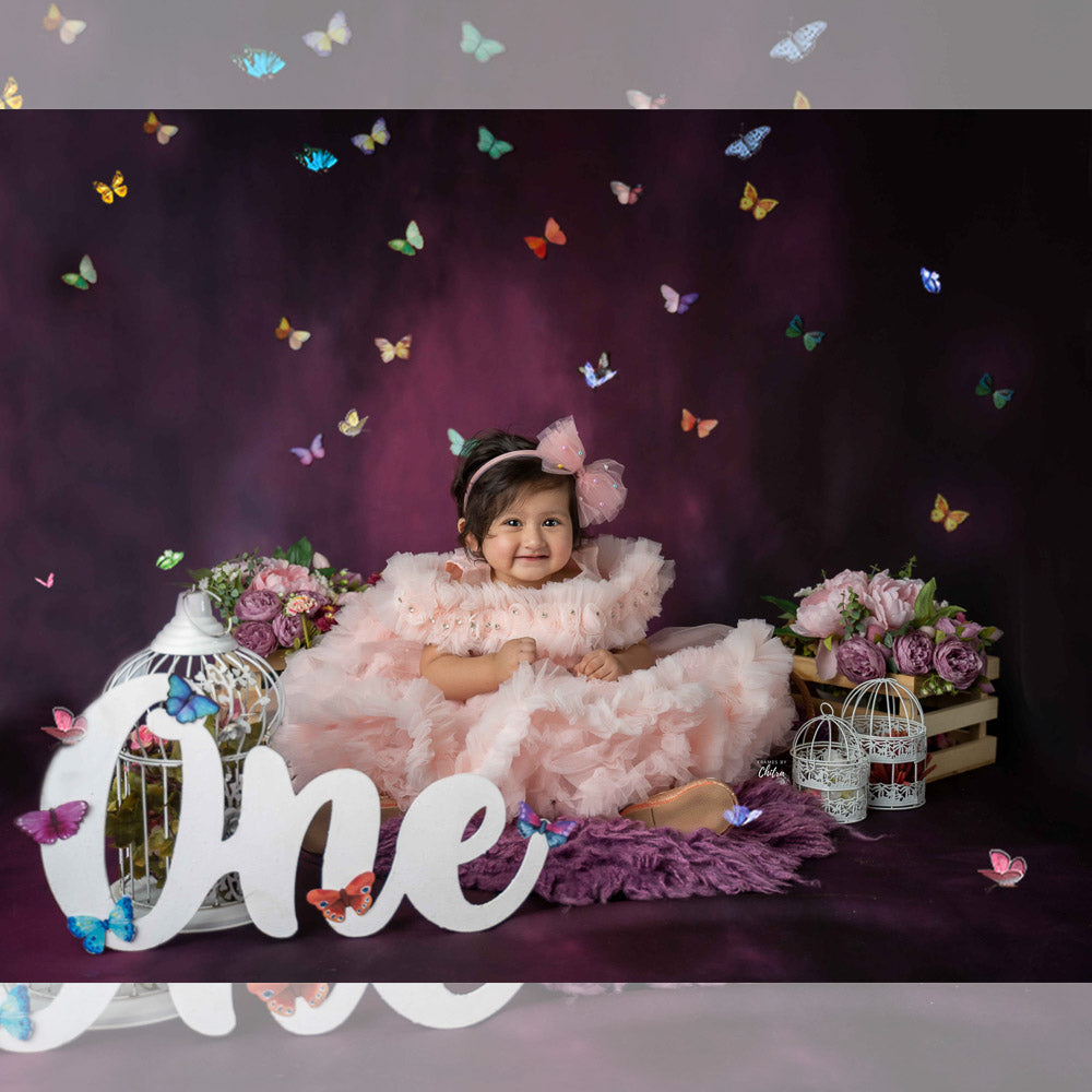 Mauve Fine art - Baby Printed Backdrops