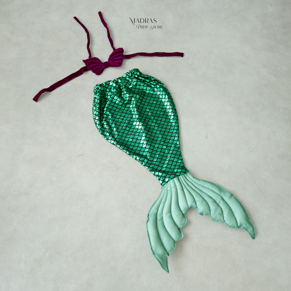 Mermaid Outfit - Green : Baby Outfits