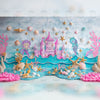 Mermaid's Lair - Printed Backdrop - Fabric - 5 by 7 feet