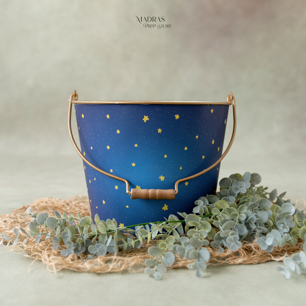 Metal Bucket | Starry Night : Baby Props