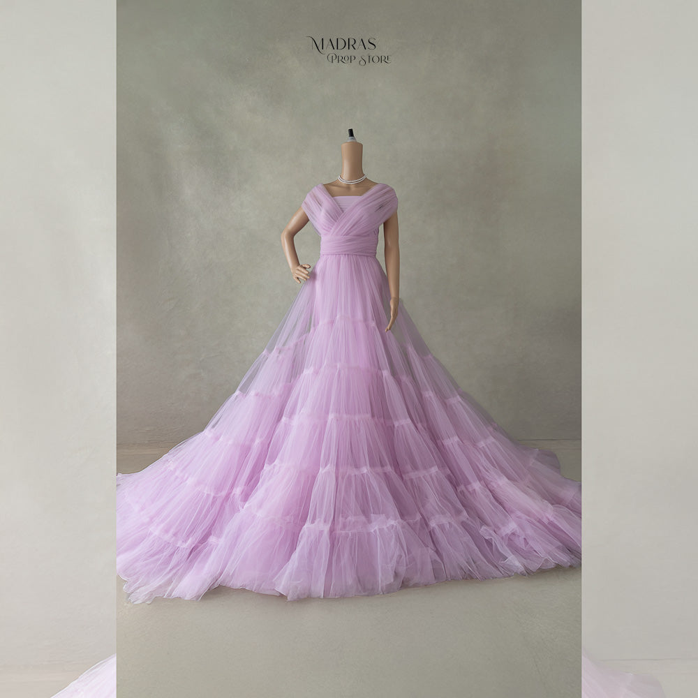 Mira Gown | Lavender : Maternity Gowns