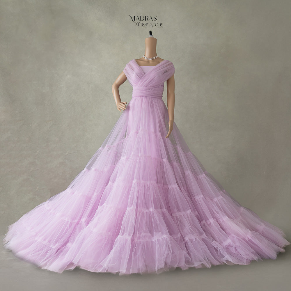Mira Gown | Lavender : Maternity Gowns