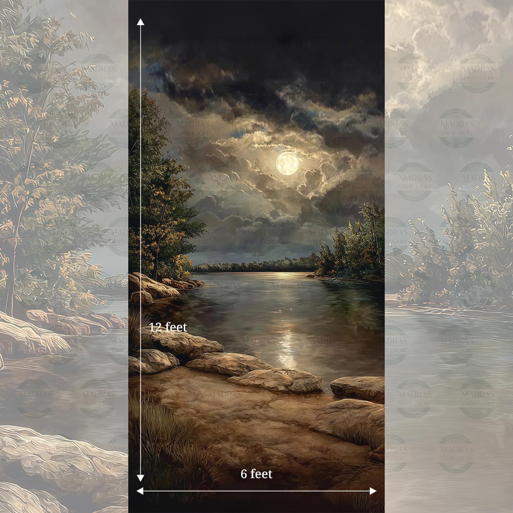 Moonlit Pond : Maternity Backdrops