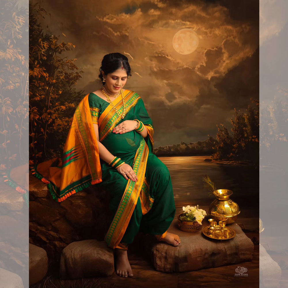 Moonlit Pond : Maternity Backdrops