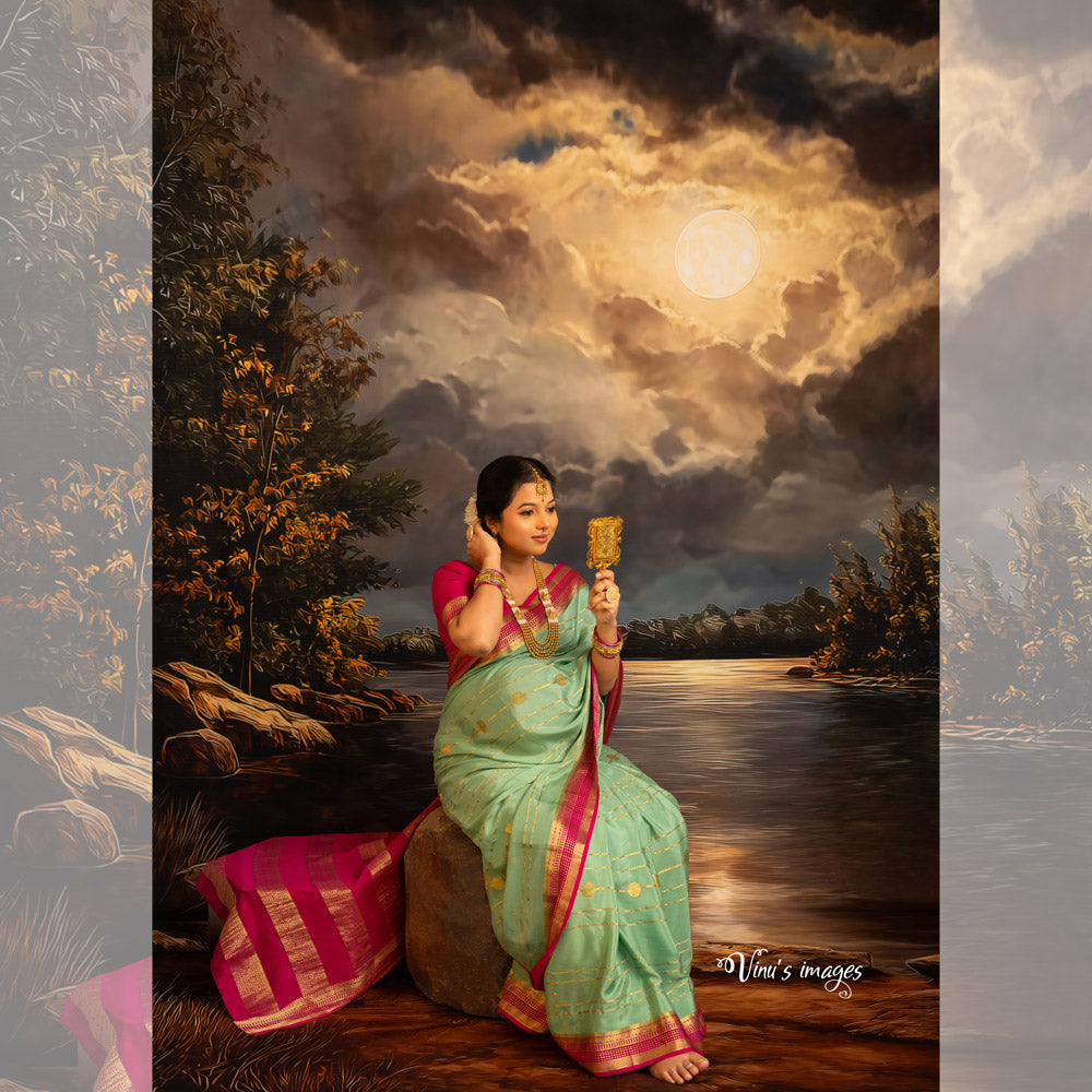 Moonlit Pond : Maternity Backdrops