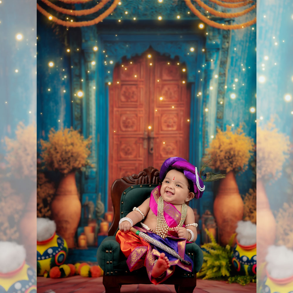 Mukut Mahal : Baby Printed Backdrops