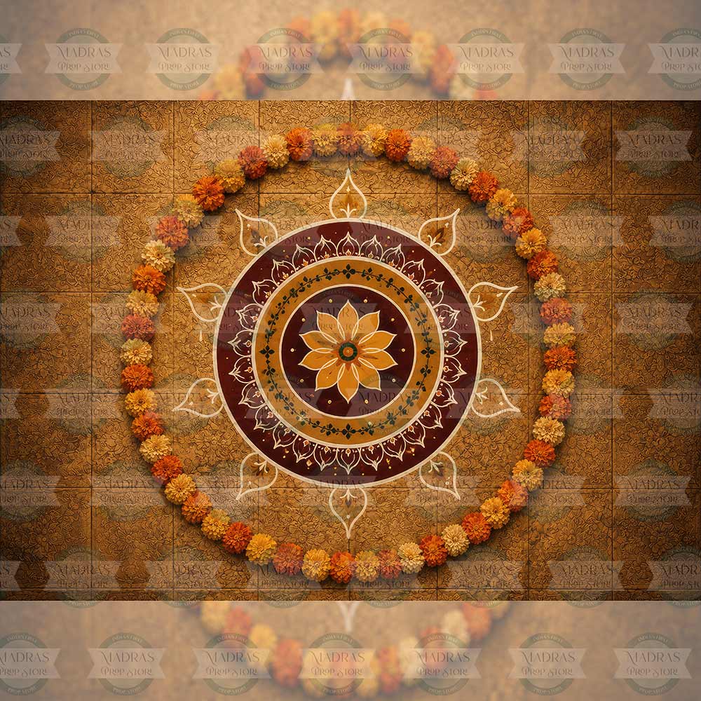 Nadan Pookalam : Baby Backdrops