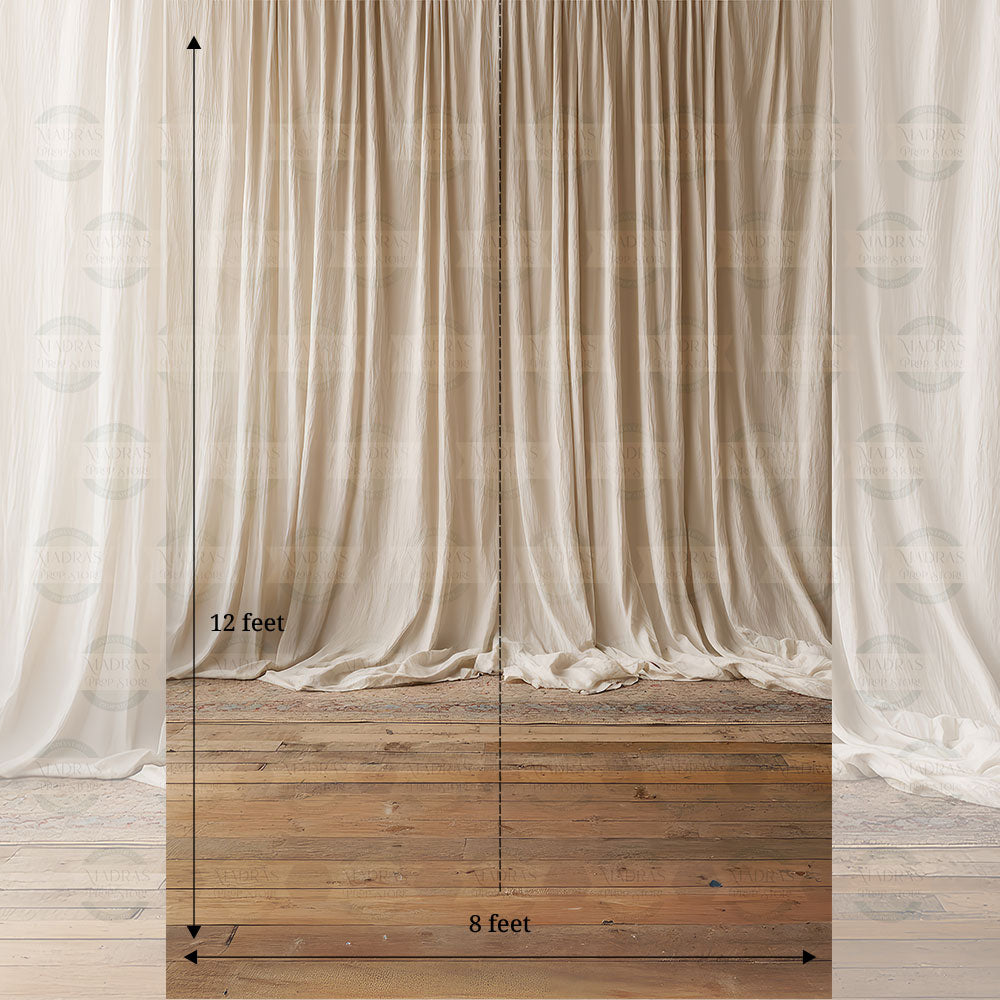 Neutral Linen : Maternity Backdrops