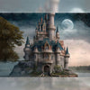 Never More Castle - Printed Backdrop - Fabric - 5 by 7 feet