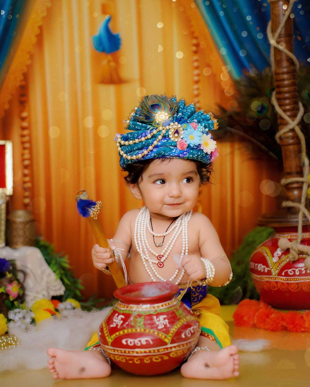 Radhe Shyam : Baby Backdrops