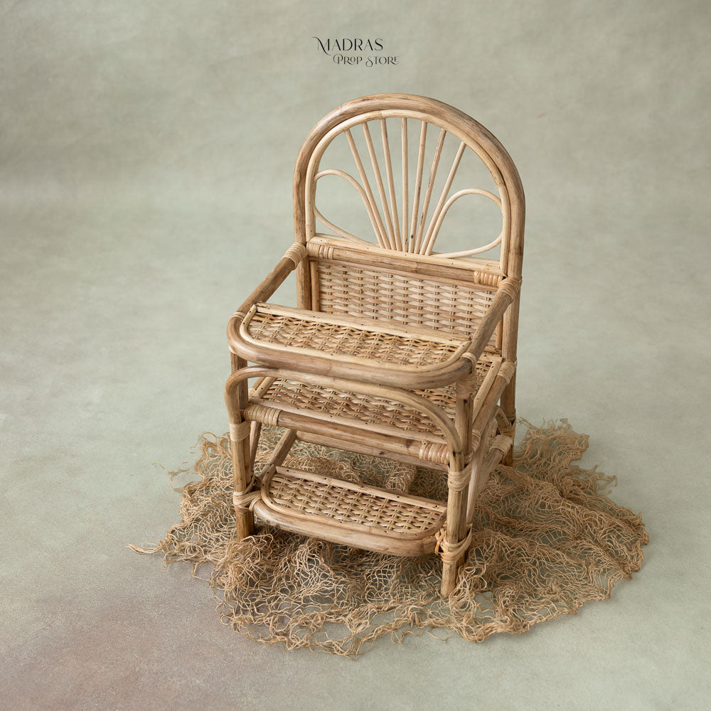 Newborn Bamboo High Chair : Baby Props