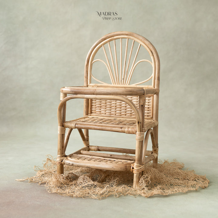 Newborn Bamboo High Chair : Baby Props