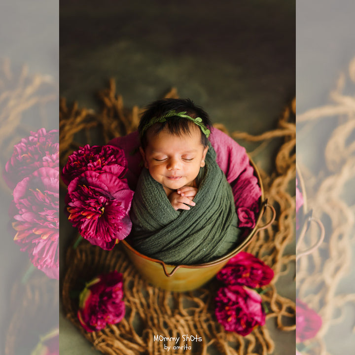 Olive Green : Baby Backdrops