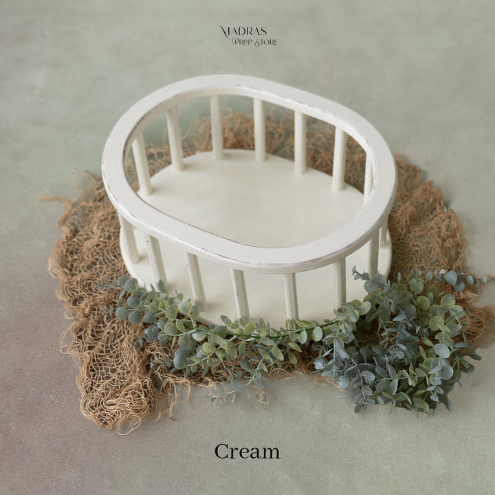Oval Crib : Baby Props