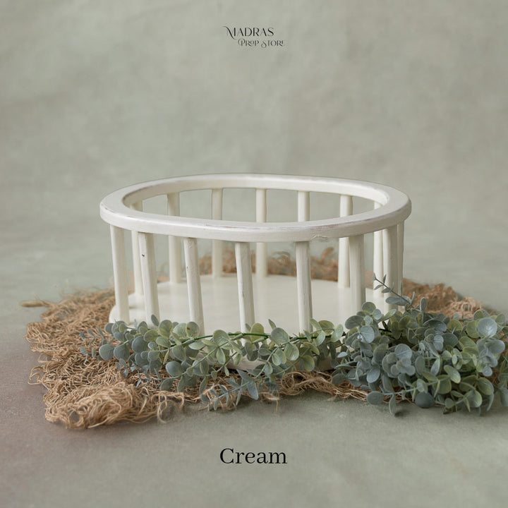 Oval Crib : Baby Props