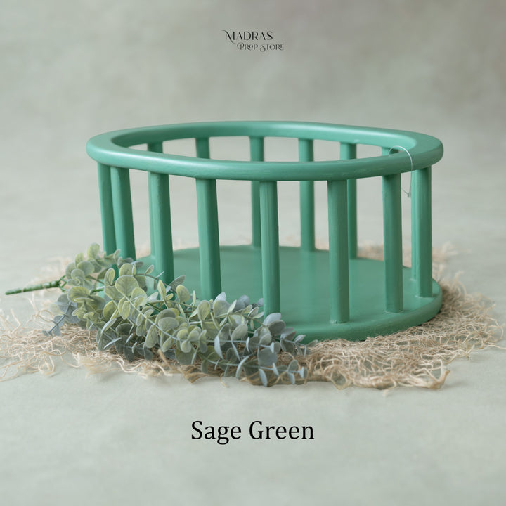 Oval Crib : Baby Props