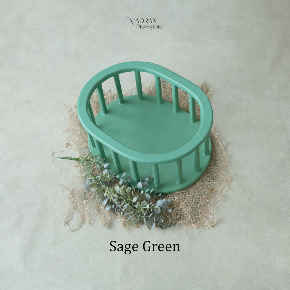 Oval Crib : Baby Props