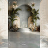 Palm Court - 8 by 12 feet - Backdrop - BLR-0066