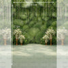Palm Decor - 8 by 12 feet - Backdrop - BLR-0067
